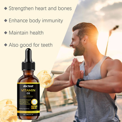 Docteat Joint Comfort Drops - Leg & Body Support Liquid Formula