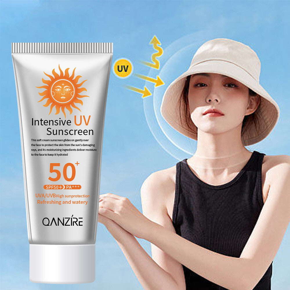 QANZIRE UV Sun Protection Sunscreen Skincare Milk SPF50+ PA+++ 1.8oz