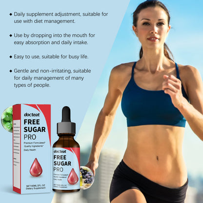 Docteat Sugar Metabolism & Energy Support Drops - Dietary Supplement