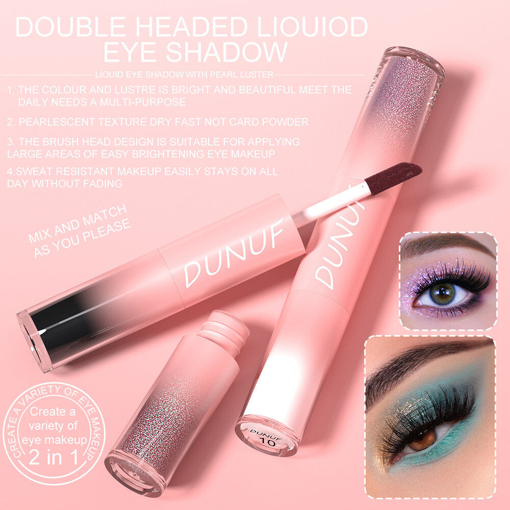 Dual-Ended Eye Shadow Pencil - Metallic + Sparkle, Longwear, Quick Blend