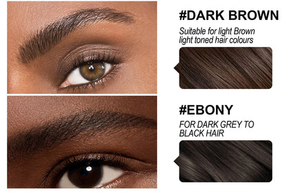Dual-Ended Eyebrow Liner · Waterproof & Long-Lasting Built-in Spoolie Brush