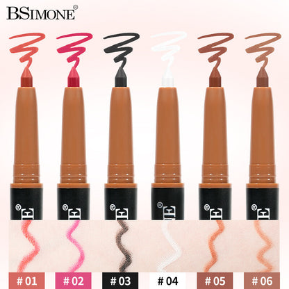 Matte Lip Liner & Lipstick 2-in-1 💋 Waterproof & Smudge Proof 🌸 Velvet Finish