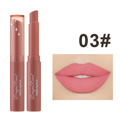 Matte Velvet Lipstick & Lip Liner - Nude & Red Waterproof Long lasting