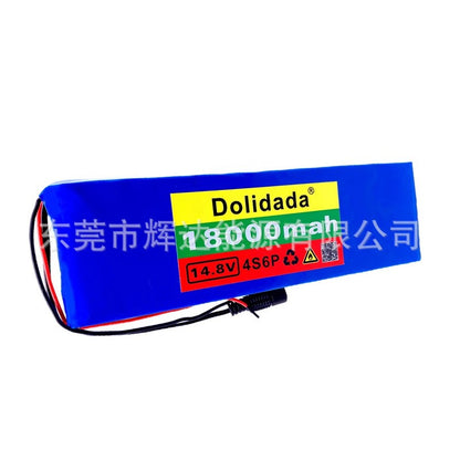 14.8V 18Ah 4S6P Rechargeable Li-ion Battery Pack with BMS for E-Scooter E-Bike