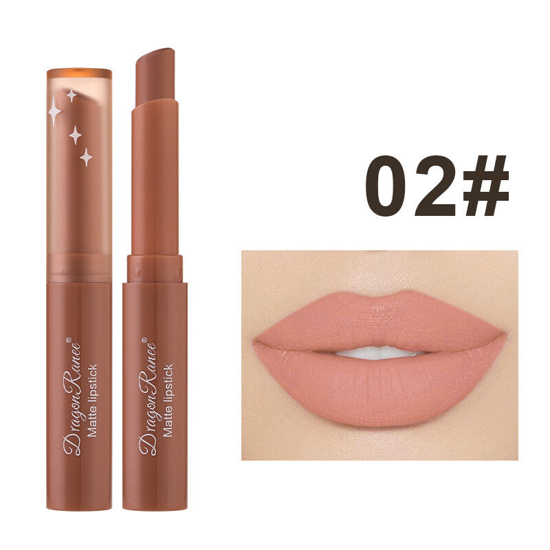 Matte Velvet Lipstick & Lip Liner - Nude & Red Waterproof Long lasting