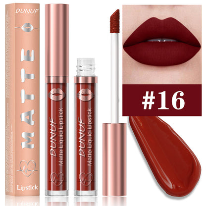 💄 18 Colors Matte Liquid Lipstick Waterproof Long Lasting Lip Gloss Oil