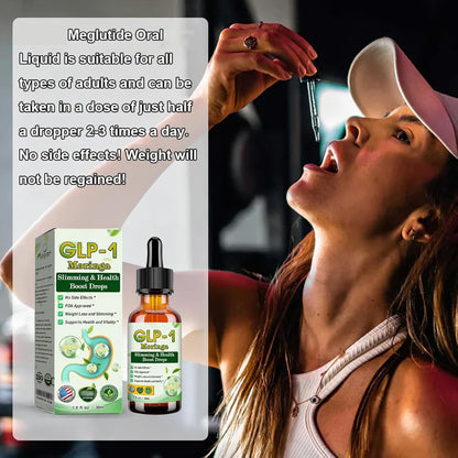 GLP - 1 Weight Management Drops - Natural Support for Fat Burning & Metabolism