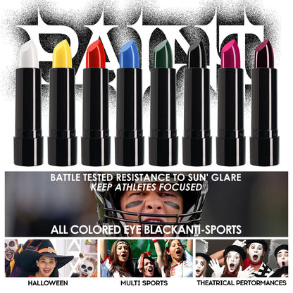 8Color Halloween Lipstick Vampire Makeup Facial Painting Dark Lipstick Christmas