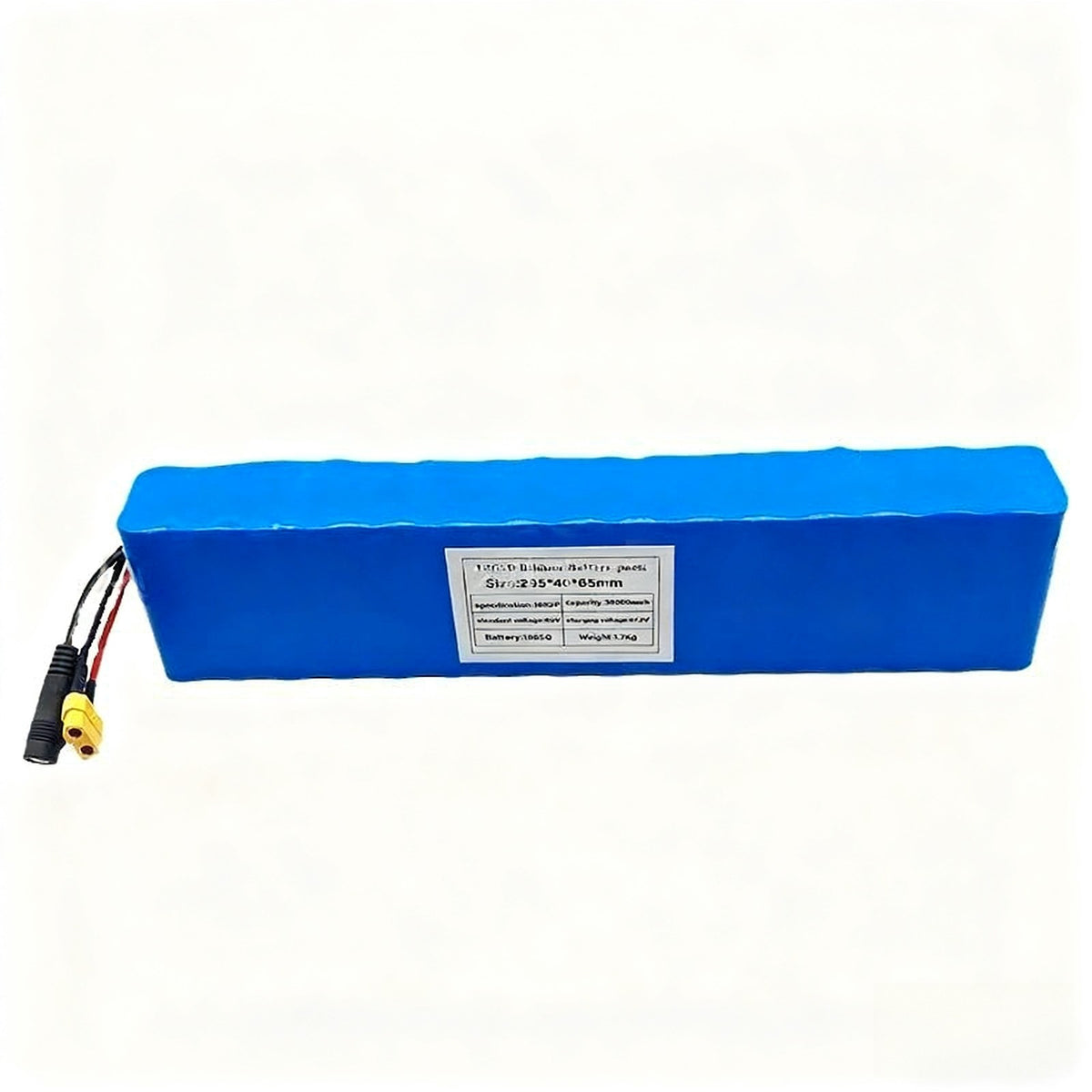 60V 10Ah 16S2P Li-ion Battery with BMS for Electric Bicycle Pack