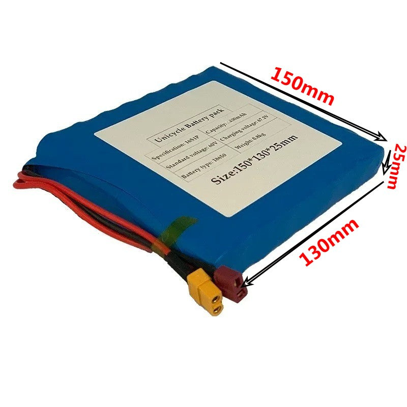 60V 15Ah 16S1P Li-ion Battery Pack with BMS for E-Bike Electric Scooter