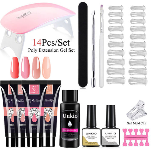 Gel Nail Polish Starter Set UV LED Lamp Nail Gel Manicure Tools Nail Art DIY