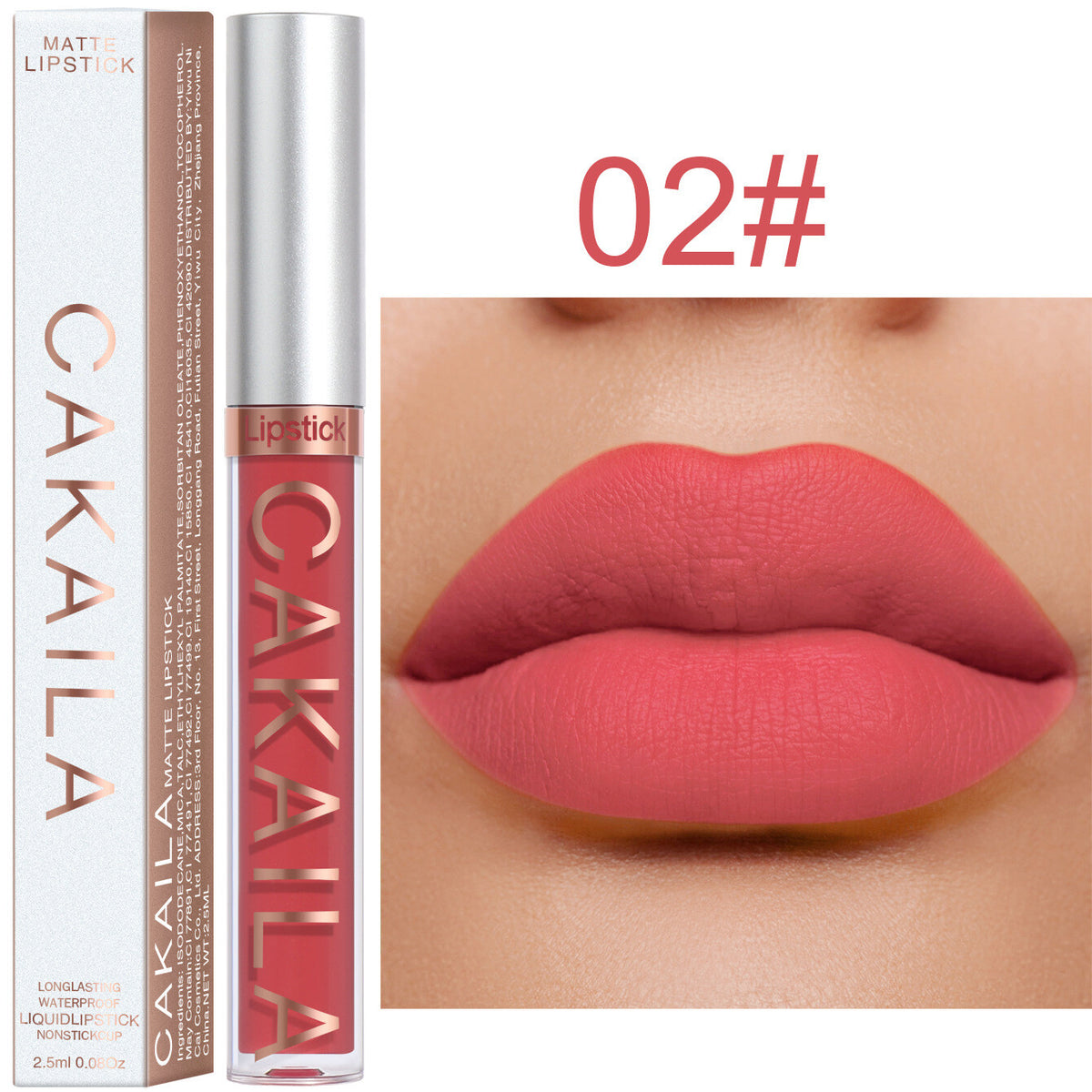 18-Color Matte Liquid Lipstick - Waterproof Smudge-Proof, Long-Lasting Lip Gloss