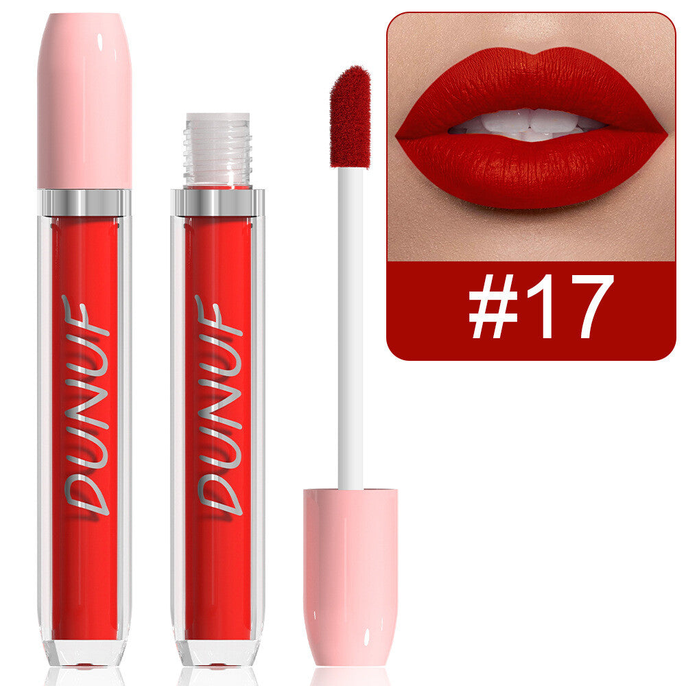 Matte Velvet Liquid Lipstick 25 Colors Lip Gloss Waterproof Non-Sticky