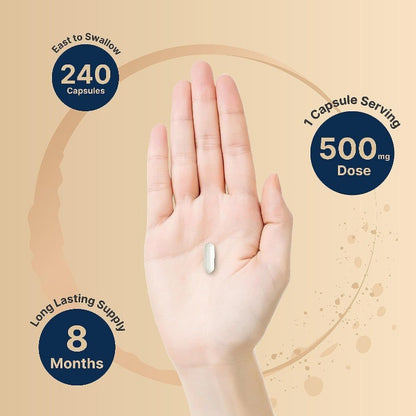 Magnesium Glycinate Capsules Stress Relief Relaxation Support