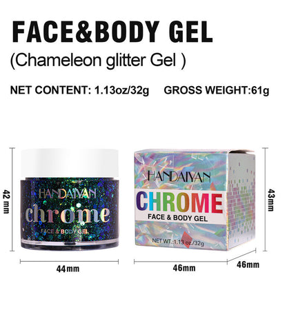 Chameleon Glitter Liquid Eye Shadow · Face & Body Makeup Color-Shifting Metallic
