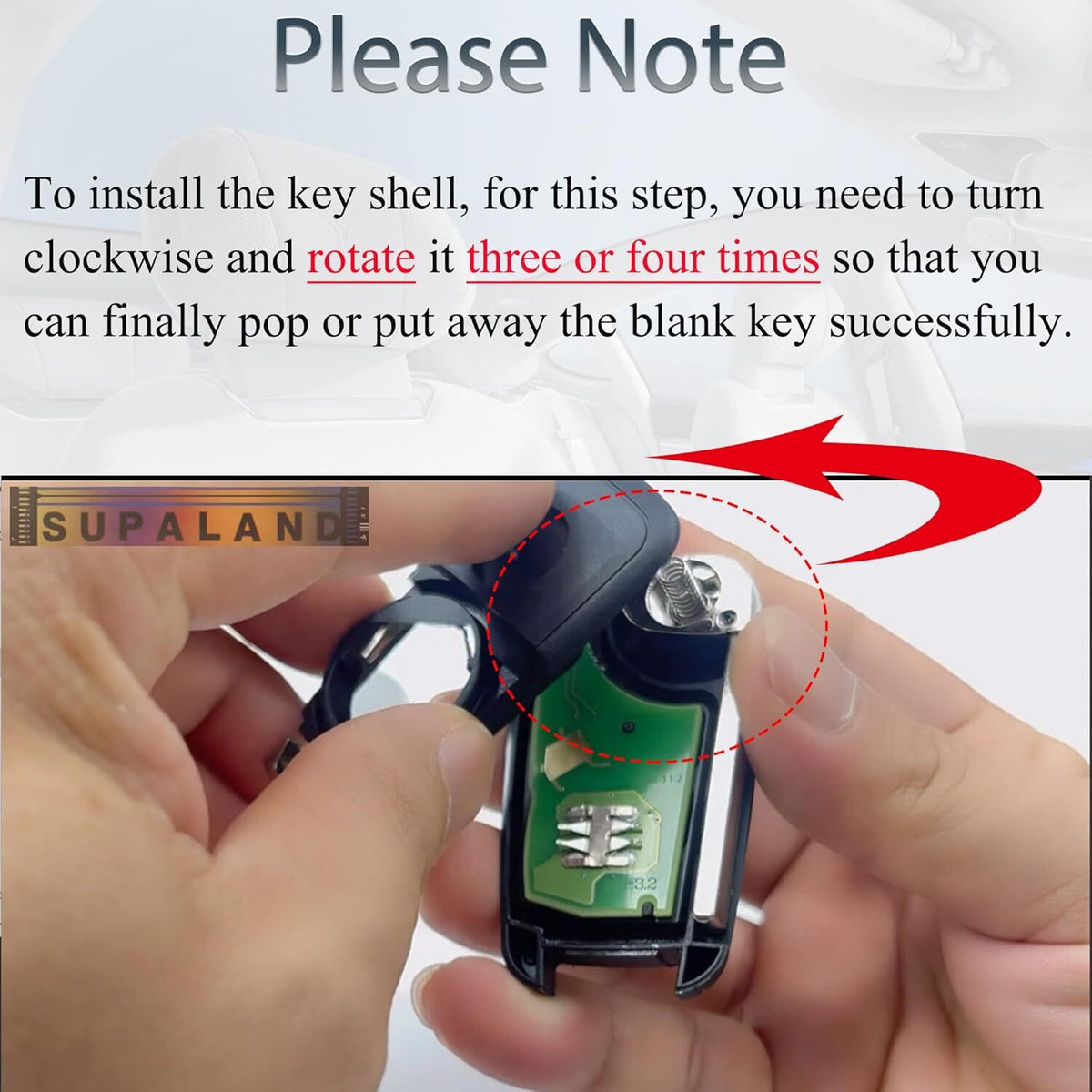Key Fob Shell Case Replacement Fits Chevy Keyless Remote Control Key Pad Cover