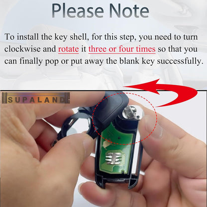Key Fob Shell Case Replacement Fits Chevy Keyless Remote Control Key Pad Cover