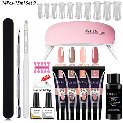 Gel Nail Polish Starter Set UV LED Lamp Nail Gel Manicure Tools Nail Art DIY
