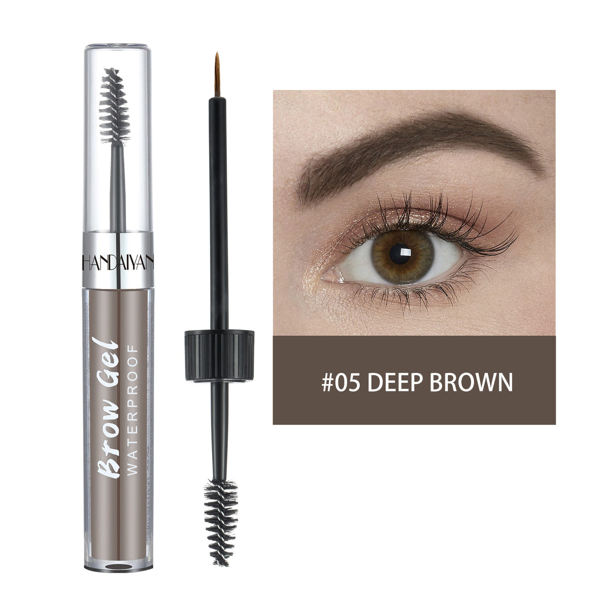 Dual-Ended Eyebrow Liner Waterproof & Smudge-Proof · Quick-Dry Brow Pen & Tint