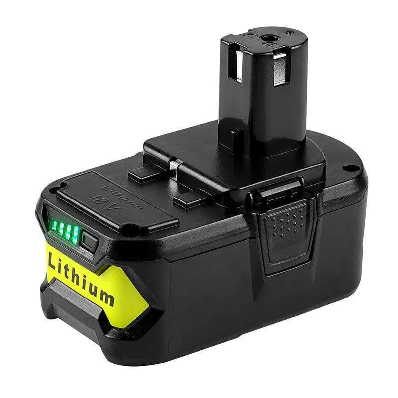 Replacement 18V Li-ion Battery for RYOBI P103 P108 Cordless Drill Power Tools