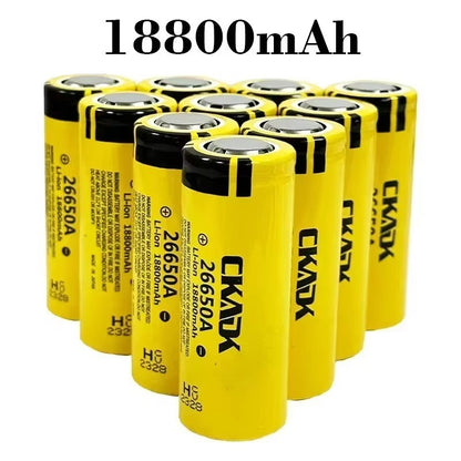 3.7V 18.8Ah Li-ion Power Battery for High Power Flashlight Backup Power Supply