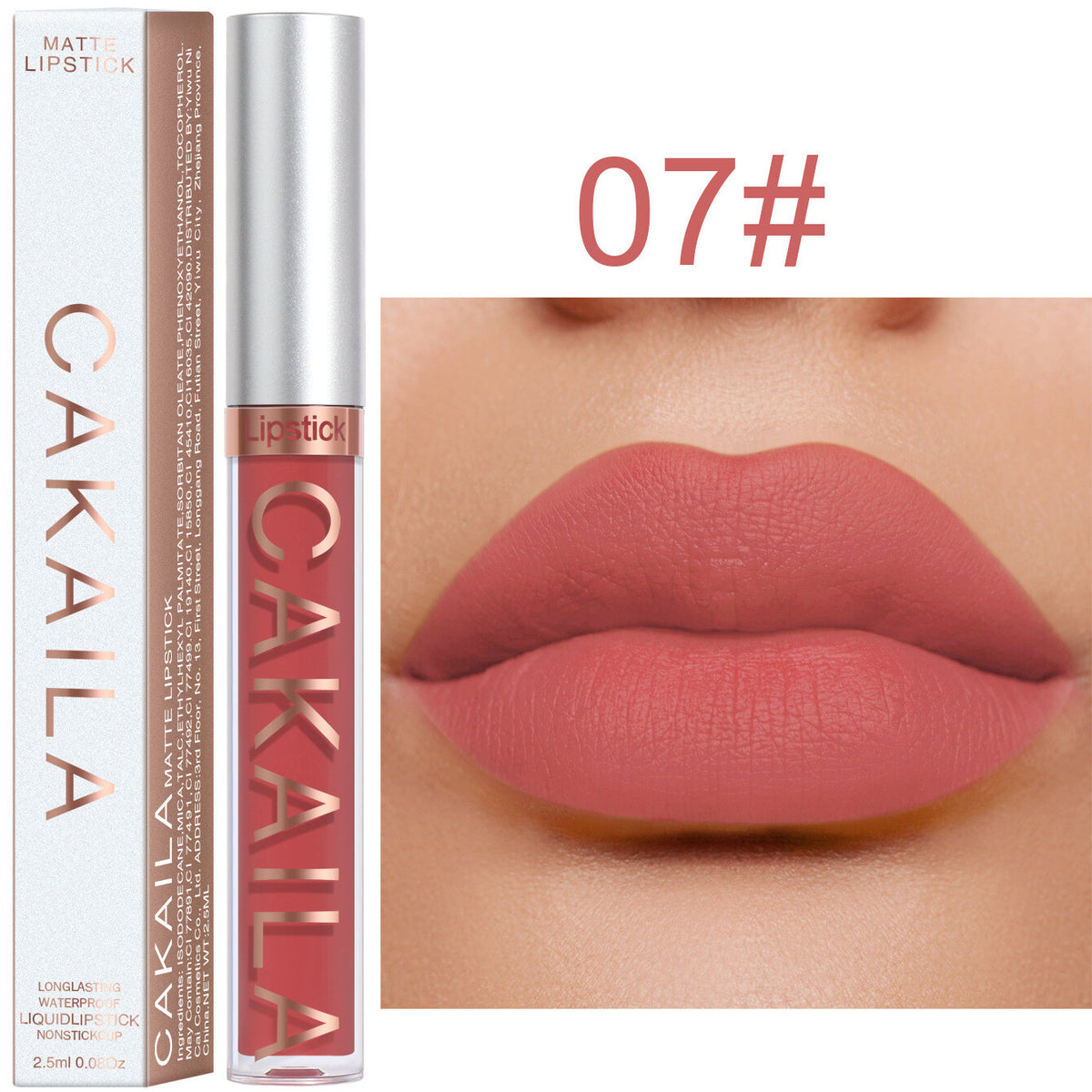 18-Color Matte Liquid Lipstick - Waterproof Smudge-Proof, Long-Lasting Lip Gloss