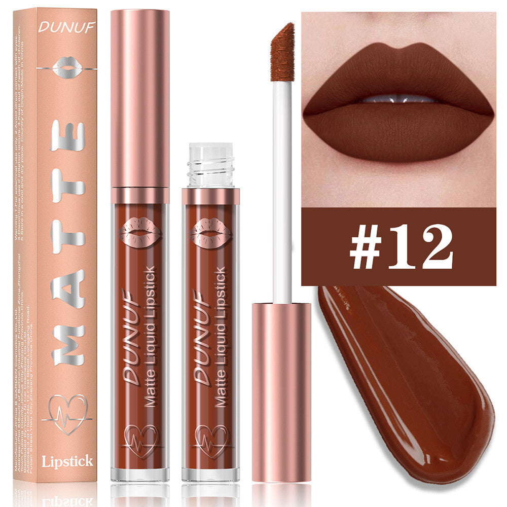 💄 18 Colors Matte Liquid Lipstick Waterproof Long Lasting Lip Gloss Oil