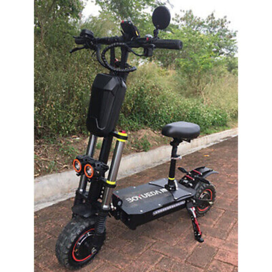 Dual Motor Off Road Electric Scooter For Adult With Seat 80KM/H High Powerful
