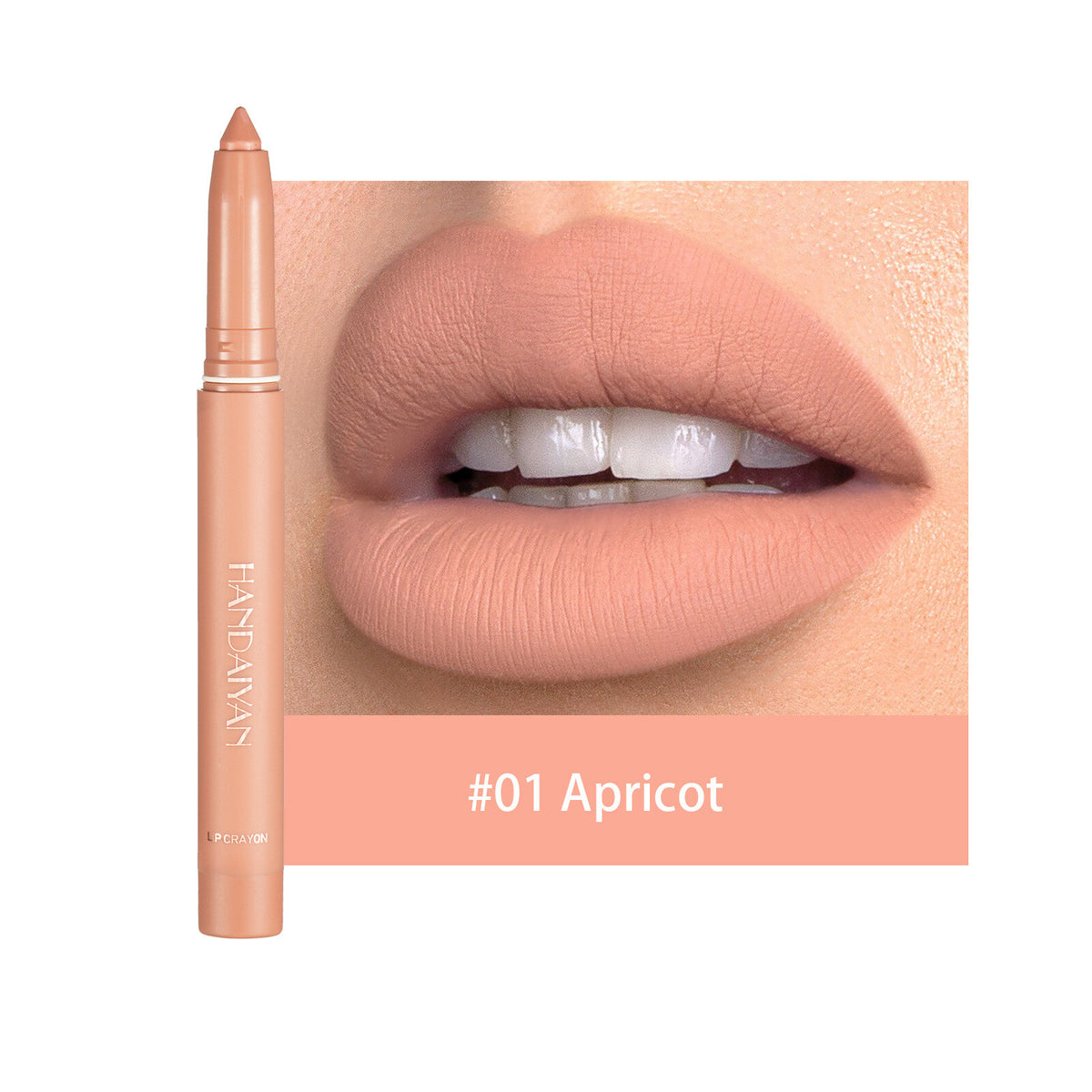 Lipstick Pencil Waterproof Non Stick Cup Matte Lipliner Thread Hook Lip Marker