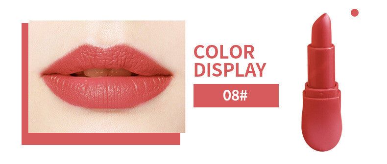 Hydrating Matte Lipstick 💋 Long Lasting & Waterproof 🌸 Non-Stick Smudge Proof