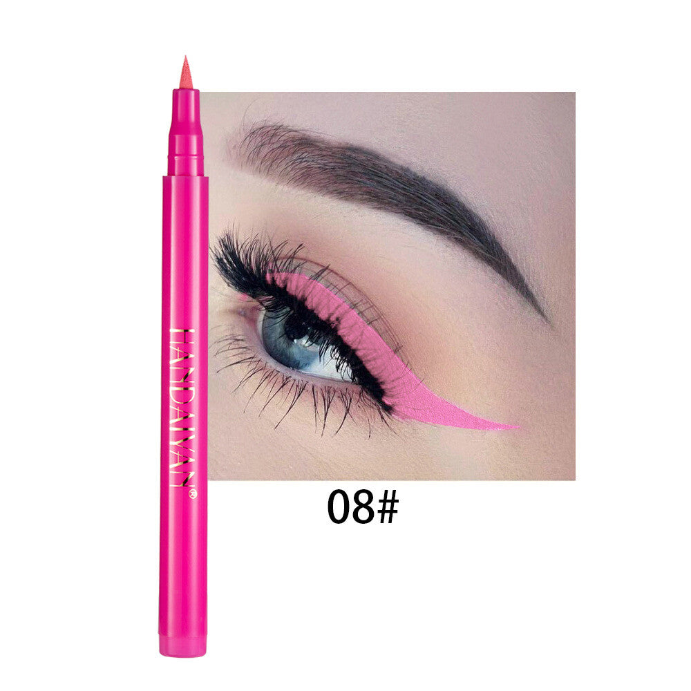 Colorful Eyeliner Eye Pencils - Ultra-Fine Tip, Waterproof, Smudge-Proof