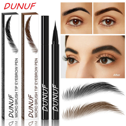 2-Color Liquid Eyeliner Waterproof Quick-Dry Smudge-Proof Eyes Makeup for Women