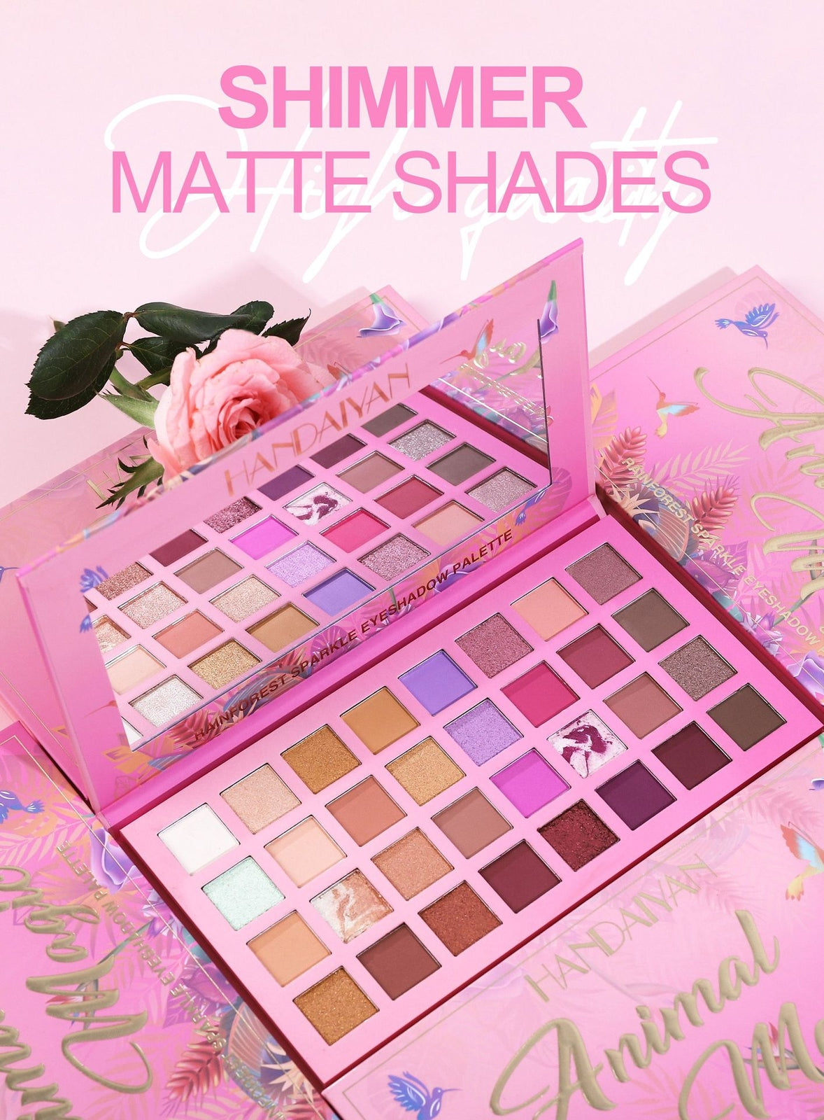 32-Color Eye shadow Palette Pro Matte & Shimmer Pigmented Eyes Makeup for Women