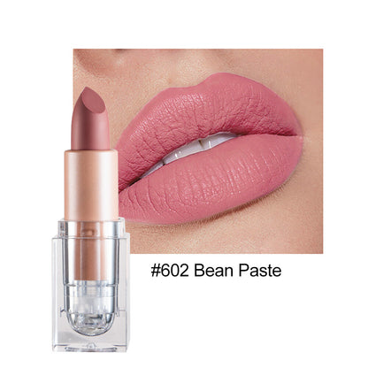 12color Matte Lipstick Crystal Square Nude Red Lip Gloss Makeup for Women Velvet