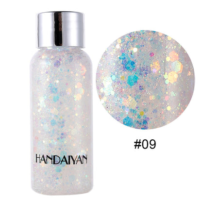 Liquid Glitter Eyeshadow Gel - Face & Body Sparkle, Longwear Shimmer Eye Shadow