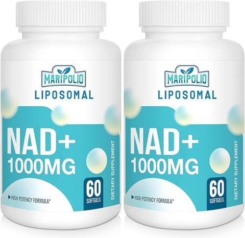 Liposomal NAD+ Supplement 1000mg for Energy, Brain Function & DNA Support