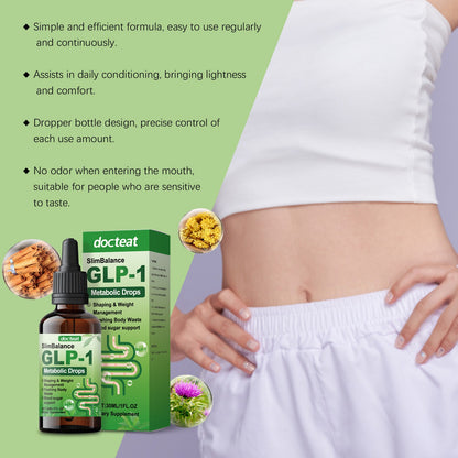 Docteat Metabolic Support Drops - Sugar Balance & Gut Wellness Aid