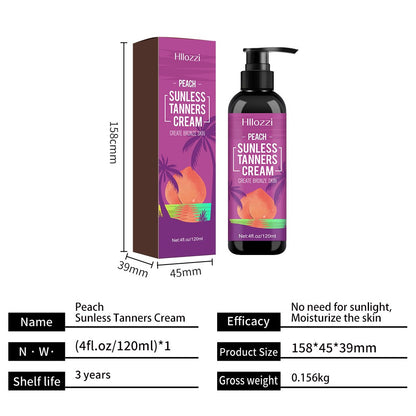 Tropical Fruit Self Tanner - Waterproof Gel, Buildable Natural Glow Self-Tanning