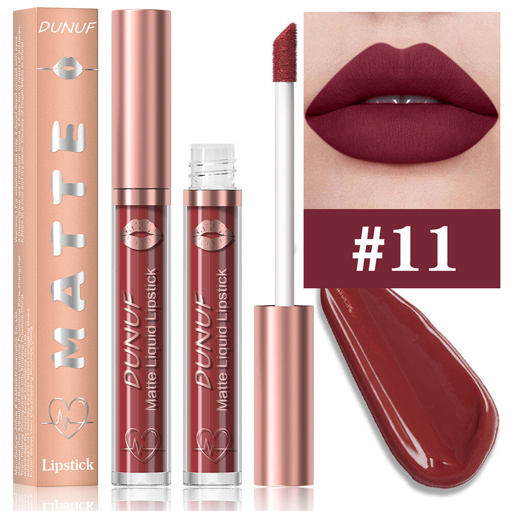💄 18 Colors Matte Liquid Lipstick Waterproof Long Lasting Lip Gloss Oil