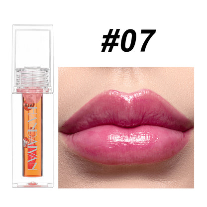 Color-Changing Shimmer Lip Gloss Moisturizing Long lasting Liquid Lipstick