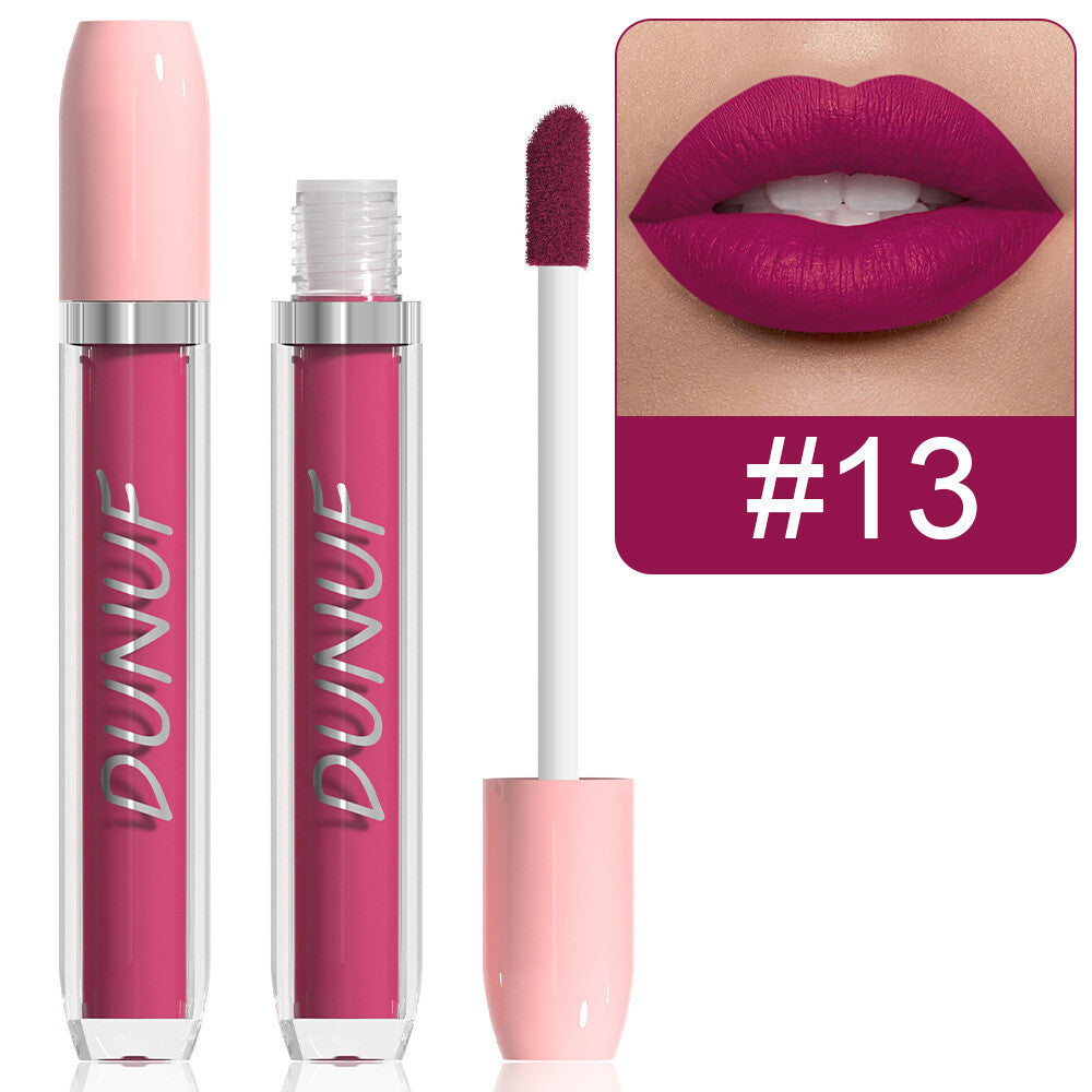 Matte Velvet Liquid Lipstick 25 Colors Lip Gloss Waterproof Non-Sticky