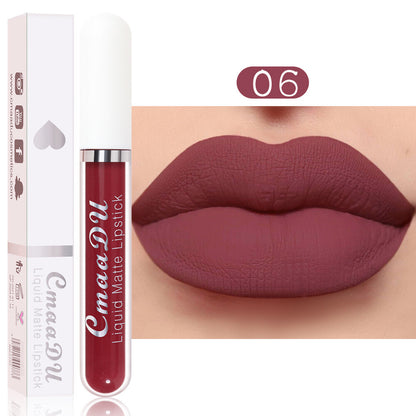 18 Colors Matte Liquid Lipstick - Waterproof, Transfer-Resistant Lip Gloss