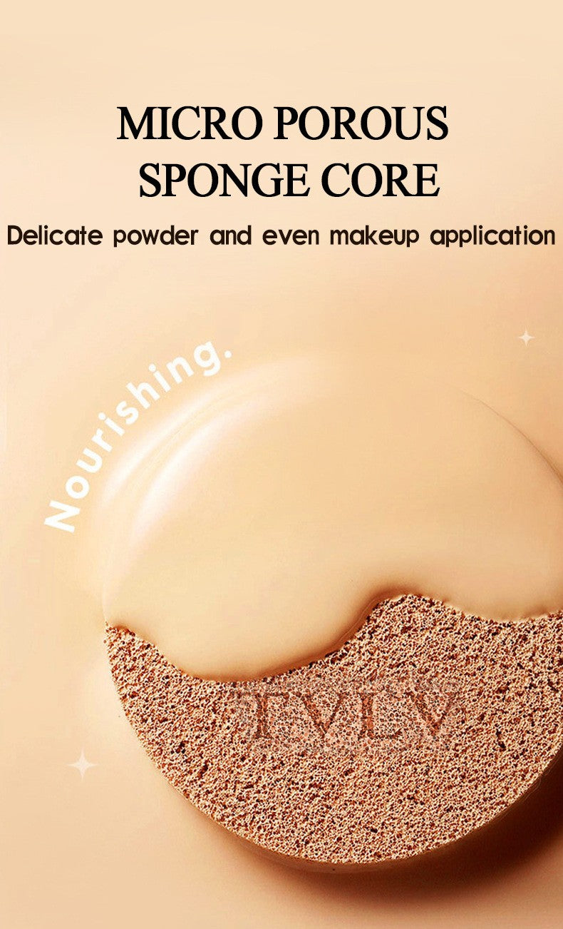 Full Coverage Cushion BB Tinted Moisturizer - Waterproof Brightening Contour