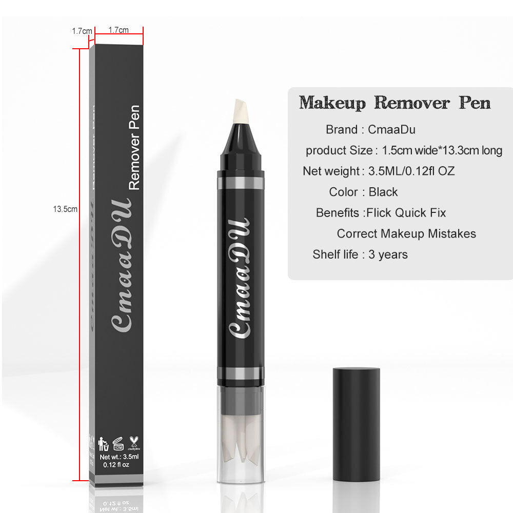 Eyeliner Corrector Pen - Makeup Eyebrow Liner Fix Tool Smudge Eraser Precise Tip