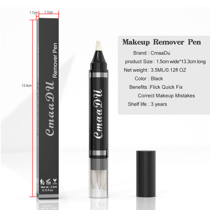 Eyeliner Corrector Pen - Makeup Eyebrow Liner Fix Tool Smudge Eraser Precise Tip