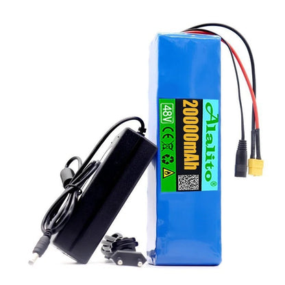 48V 20Ah E-Bike Battery 13S3P Rechargeable for Electric Bicycle Long Range