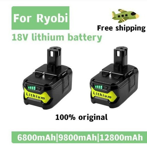 Replacement 18V Li-ion Battery for RYOBI P103 P108 Cordless Drill Power Tools
