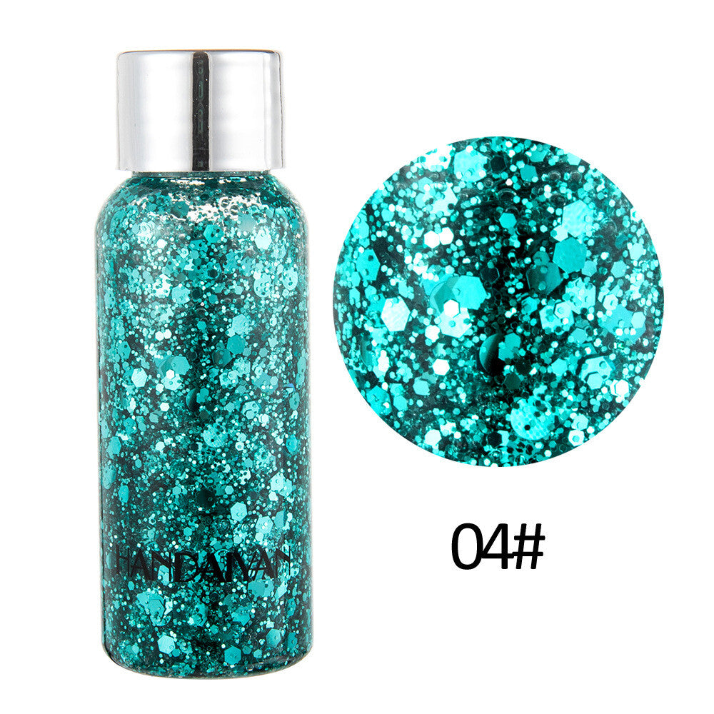 Liquid Glitter Eyeshadow Gel - Face & Body Sparkle, Longwear Shimmer Eye Shadow