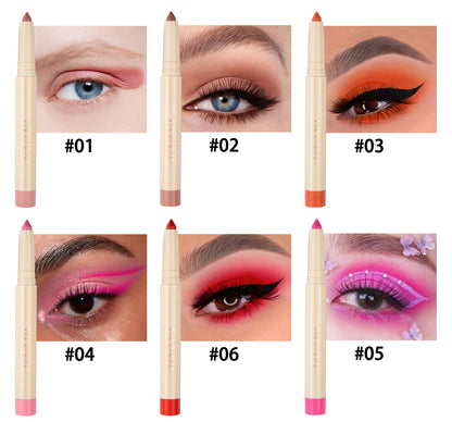 2-in-1 Eyeliner Eye Shadow Stick Quick Dry Velvet Matte Waterproof Long Lasting