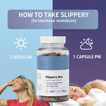 Chlorophyll Slippery Elm Capsules 60ct for Hydration Digestive & Skin Health